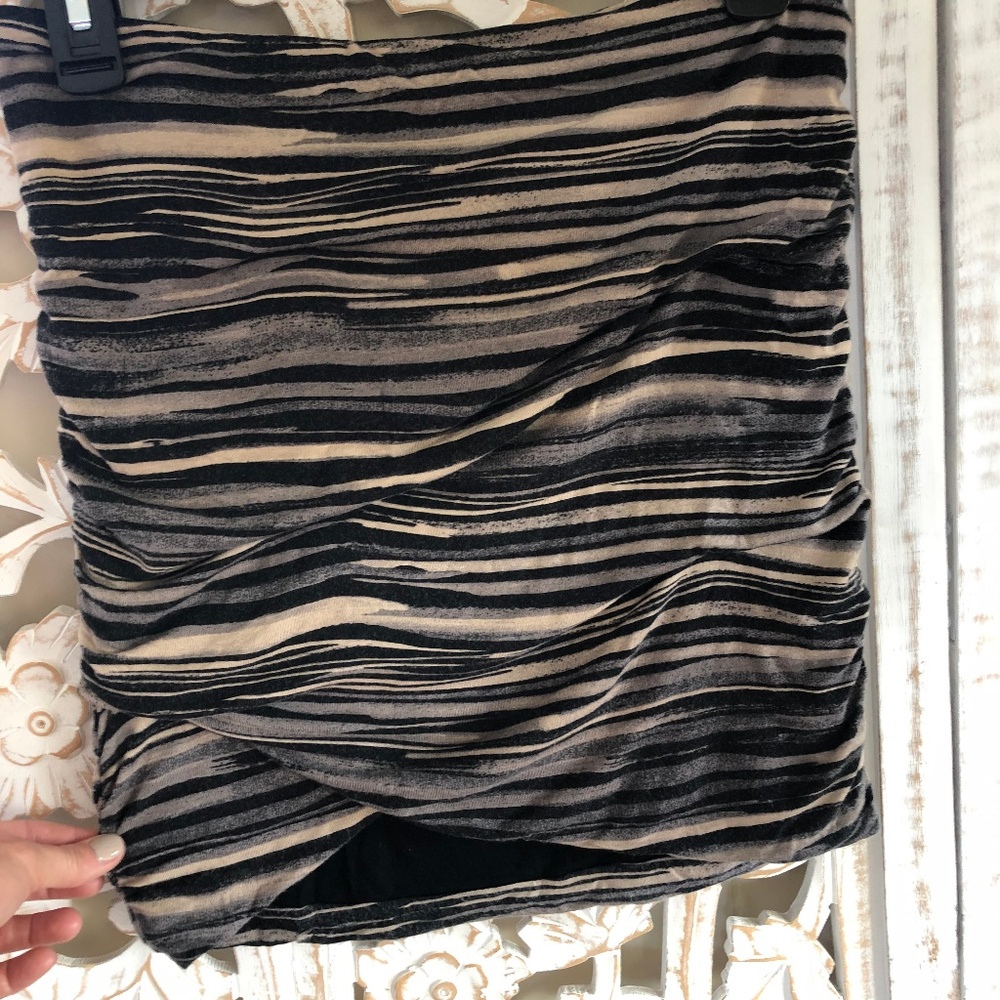 Ruched Stretch mini skirt free people